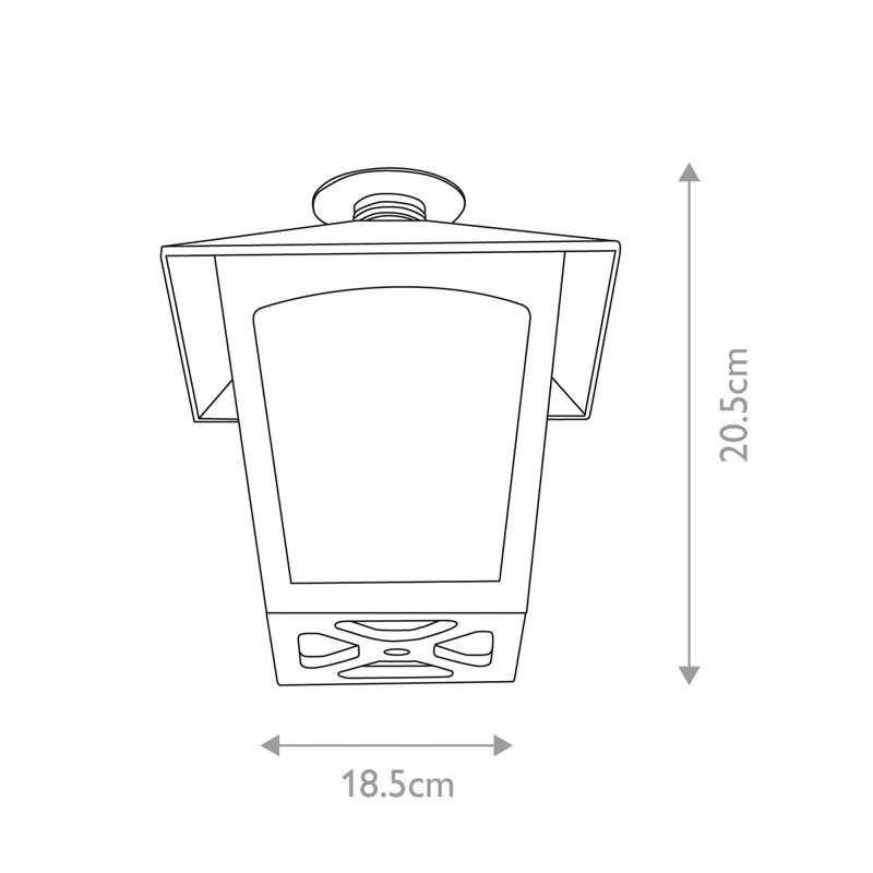 Valentina 1 Light Outdoor Hanging Lantern