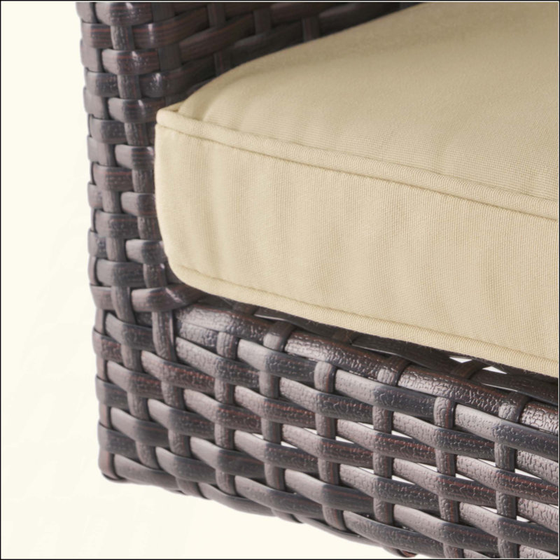 Tabouret de bar rotatif moderne en osier avec pieds fuselés, 1 pièce