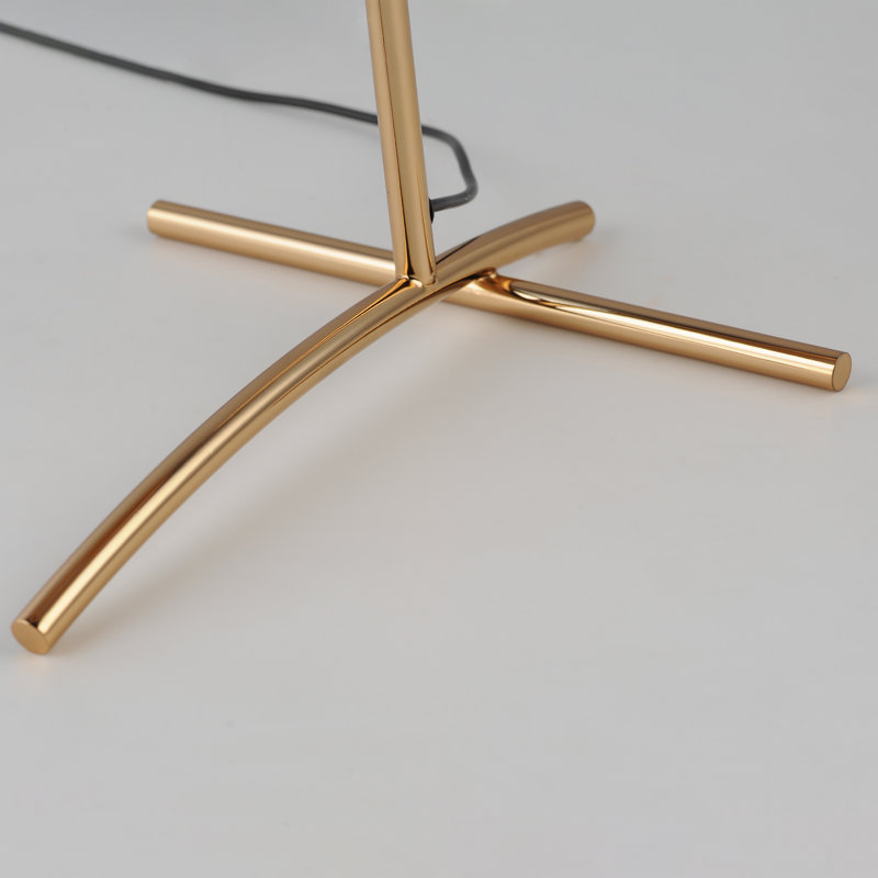Vesta LED Desk Table Lamp, French Gold, Black