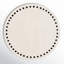 Lexy Polka Dots Handmade Tufted Cotton/Wool Area Rug in Ivory/Black-332855644