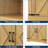 Tall Corner Cabinet, Farmhouse Corner Storage Cabinet with Glass Door & Adjustable Shelves-139531558