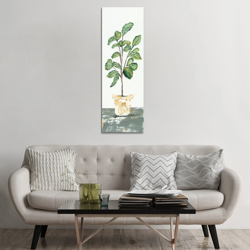 Fig Tree by Roey Ebert - Painting on Canvas, 152.4cm H x 50.8cm W x 1.91cm D, Wrapped Canvas