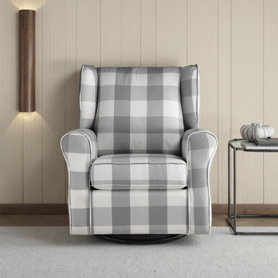 Fauteuil inclinable et oscillant moderne SereneMotion avec rangement pratique pour accoudoirs - Tissu de qualité supérieure et confort profilé