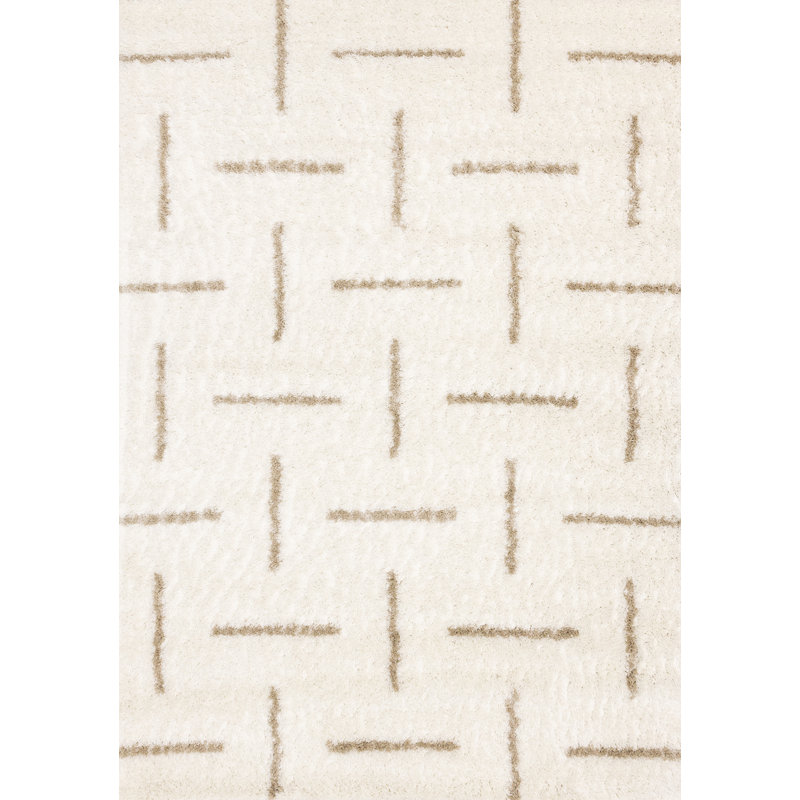 Marakai Solid Non Slip Rugs Organic Area Rug Stripes Pattern Runner Floor Carpet Mats, Rectangle 5'3" x 7'7"