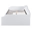 Lit de jour simple tapissier avec DEL et 2 tiroirs, beige-1370016968-1370016975