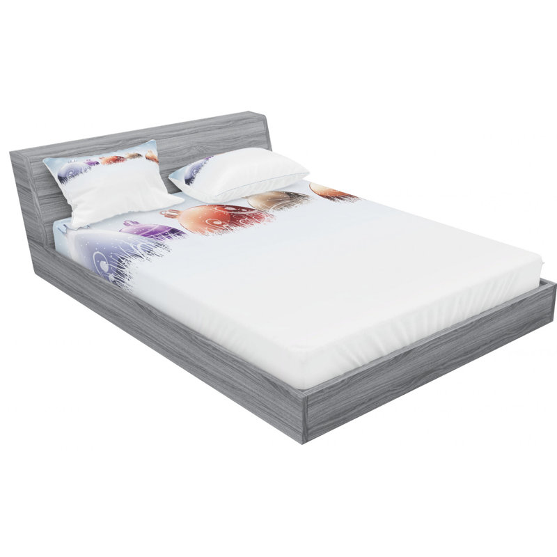Microfiber Sheet Set, Queen Sheet Set + Fitted Sheet + 2 Pillowcases
