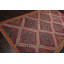 Tapis rouille en laine tissé à la main