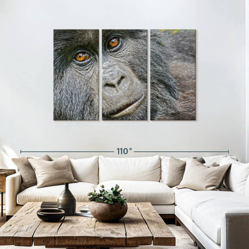 Gorilla Face, 48" H x 74" W