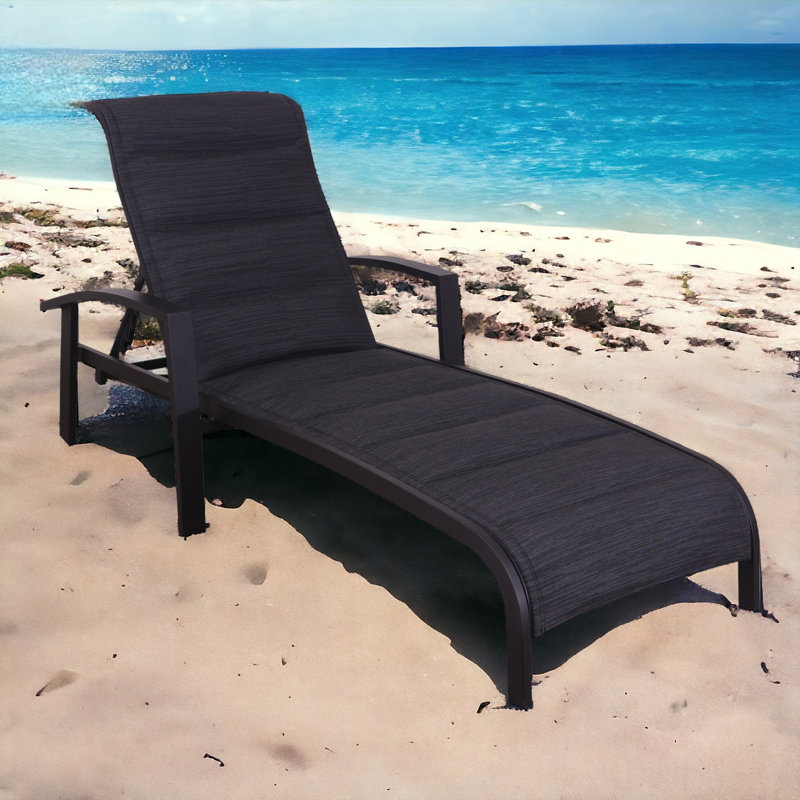 Outdoor Metal Chaise Lounge