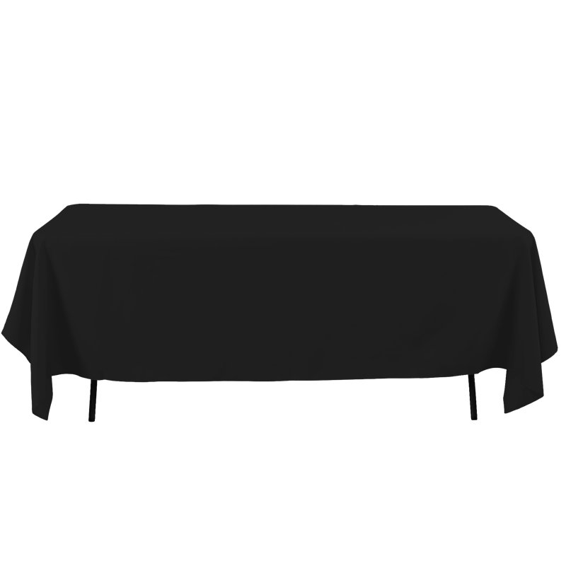 Kennedale Tablecloth, 60" x 126", Black