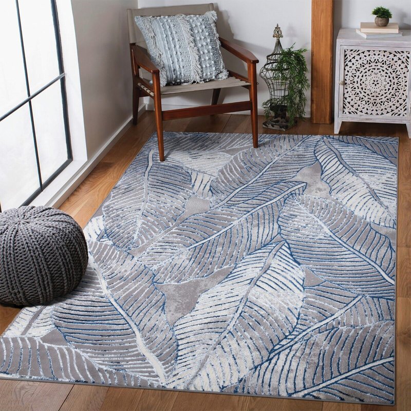Runner Hursten Floral Indoor / Outdoor Area Rug, Rectangle 200 x 290cm