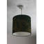 25cm H Canvas Drum Lamp Shade ( Clip On )