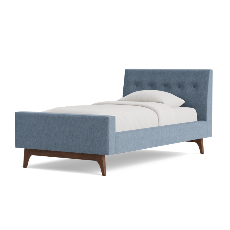Tyler Bed, Twin, Performance Weave - Onyx