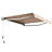 Topbuy 96'' W Polyester Cover Retractable Patio Awning-95985277