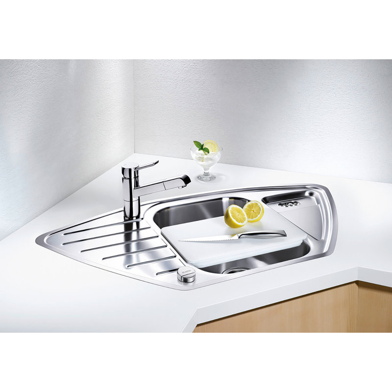 Lantos 93 x 51cm Inset Kitchen Sink