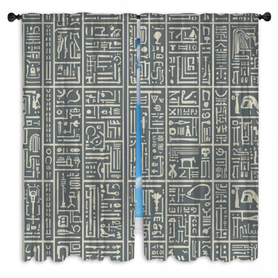 Rideaux de fenêtre Hiéroglyphes