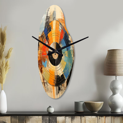 Horloge murale incurvée asymétrique Dwelley