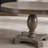 Gray Oak Finish Dining Table