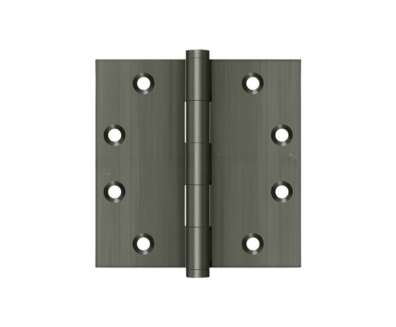 102'' x 102'' Butt Bearing Hinge, Antique Nickel