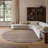  Positano 12' x Round Natural Ivory Modern Rug-1563317180