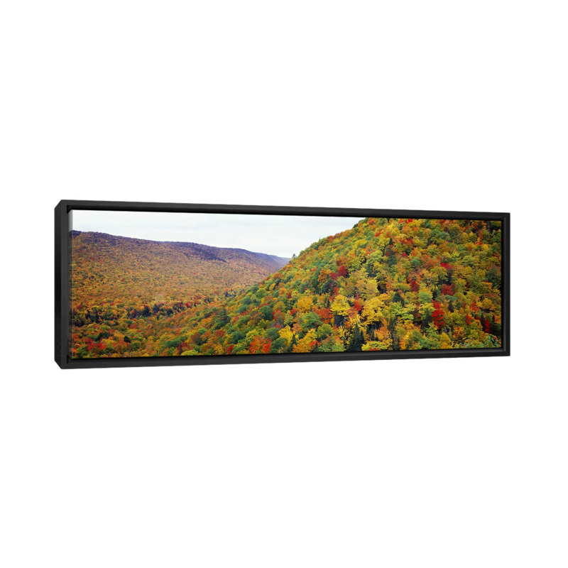 «Mountain Forest in Autumn, Nova Écosse, Canada», reproduction de photo sur toile, H 20 po x l 60 po x P 1,5 po, Toile tendue