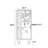 Living room artistic decorative drawer cabinet