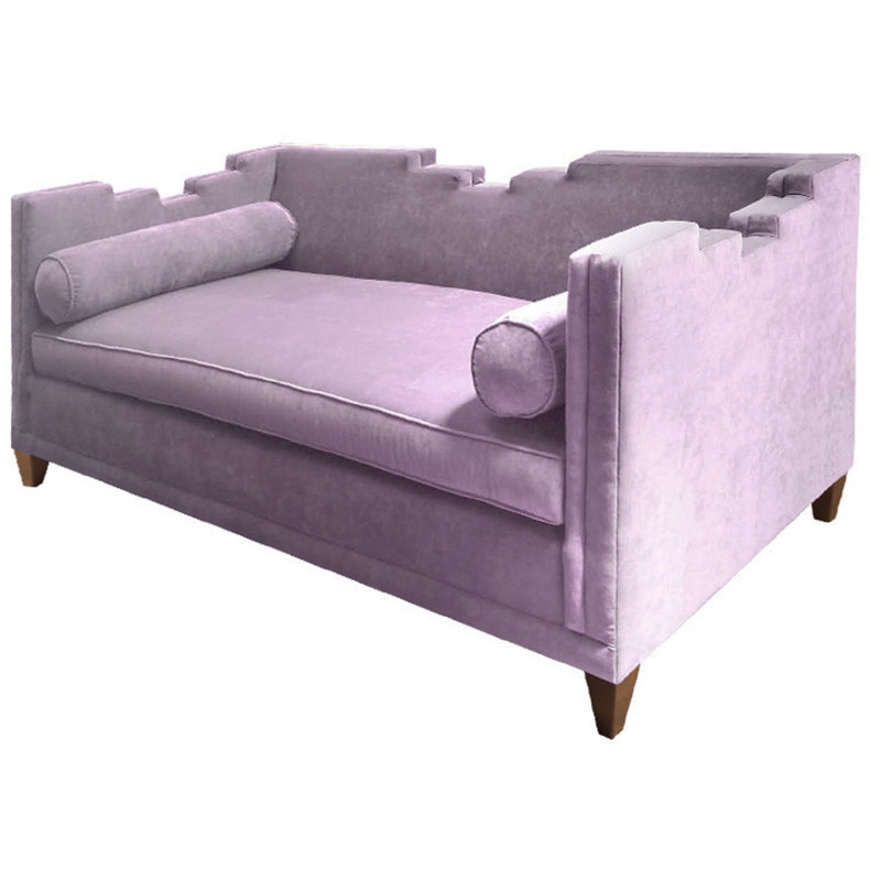 Bella 83" Tuxedo Arm Sofa, Gabrielle Pearl