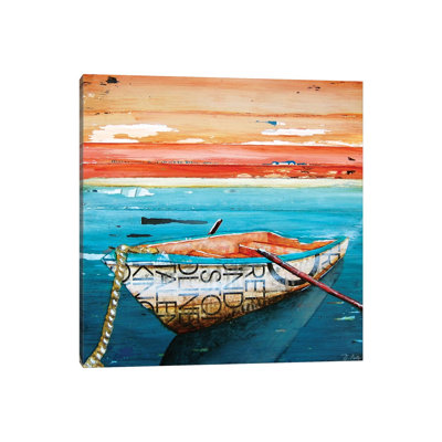 Tranquility 1 Piece Wrapped Canvas Wall Art