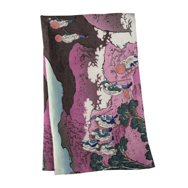 Hague Tea Towel Kitchen Towel, Cotton Twill, Pink