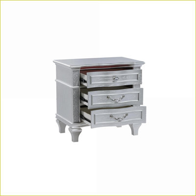 Table de chevet 3 tiroirs Mystic