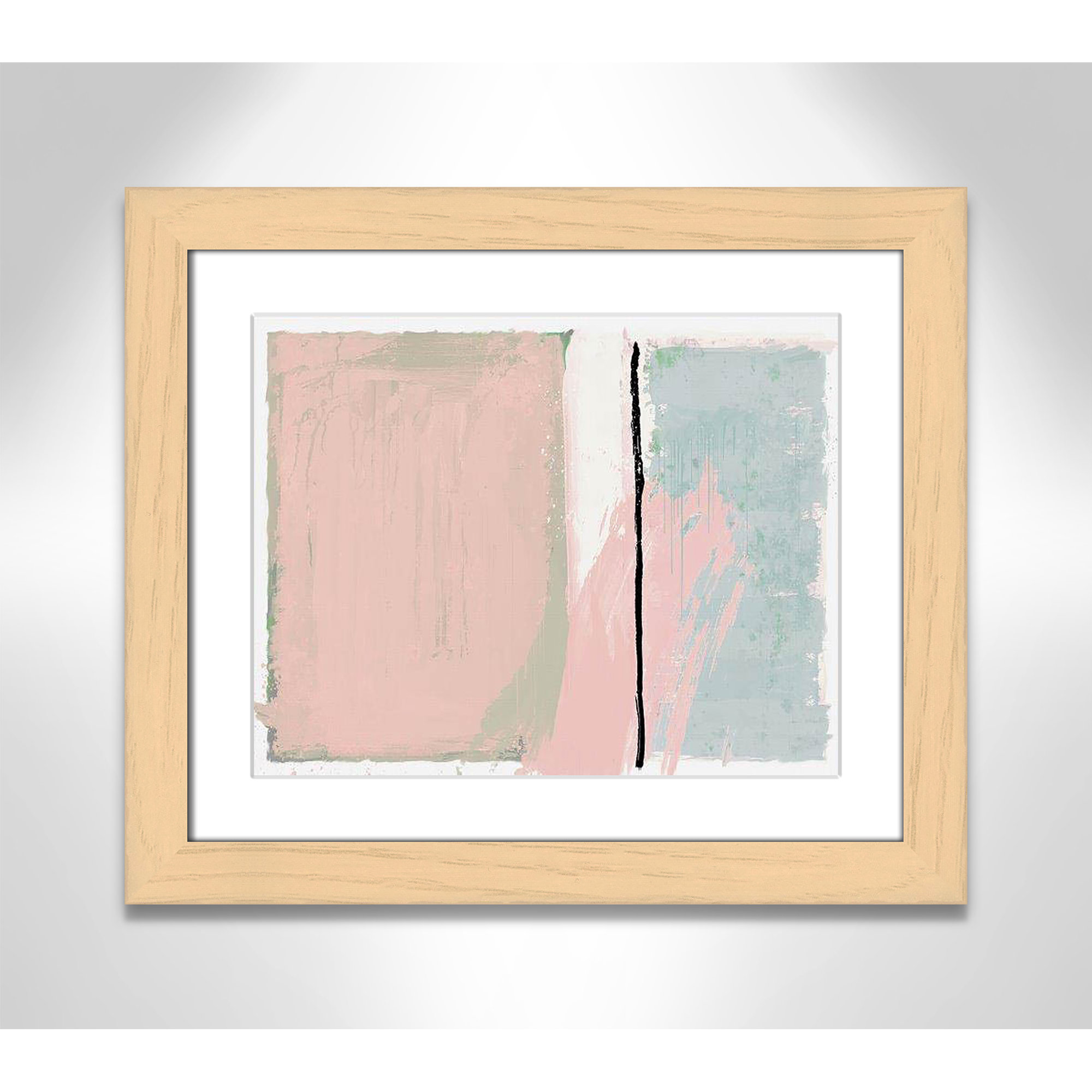 Pastel Opulance by Casa Fine Arts, Natural Cube Picture Framed, White, 17.5" H x 20.5" W x 1.25" D