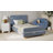 Modern Upholstered Kids Twin Bed Frame With Round Feet-1913046291