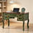 Retro Simple Green Solid Wood Writing Desk