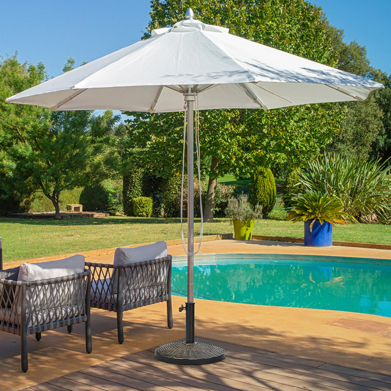 Base de parasol autoportante en résine