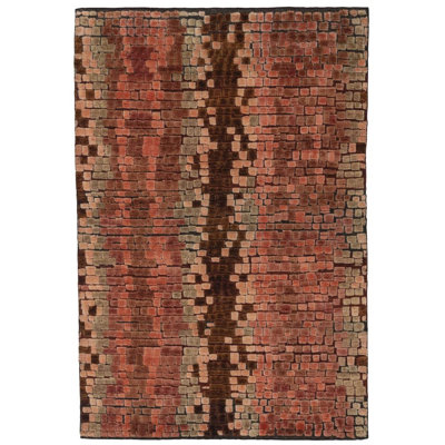 Tesserae Wool Striped Area Rug