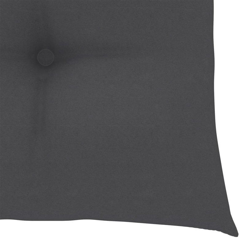 Chaise de patio avec coussins Aimie-Jai, Anthracite