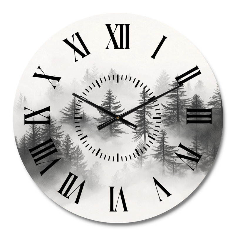 Horloge murale rustique, Médium