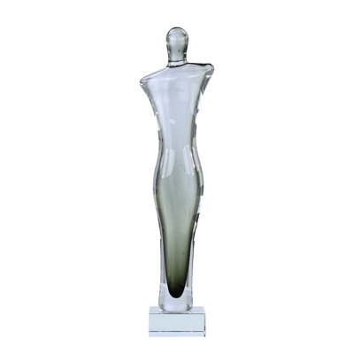 Sculpture en verre, petite silhouette