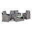 4 Seater Rattan Sofa Set