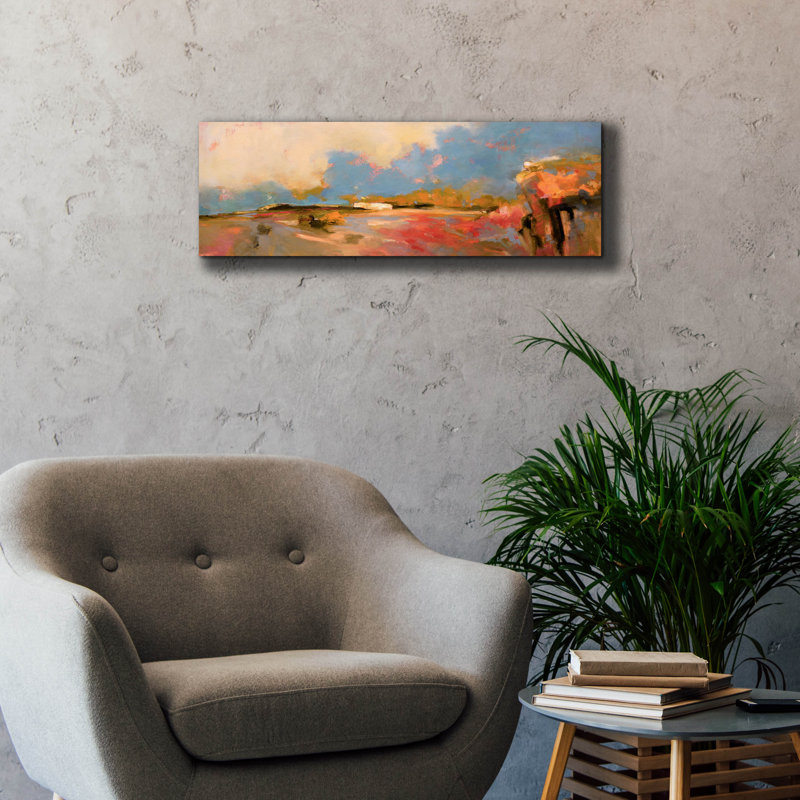  «Tortilla Flats» par Patrick Dennis, art mural sur toile, 36 po x 12 po