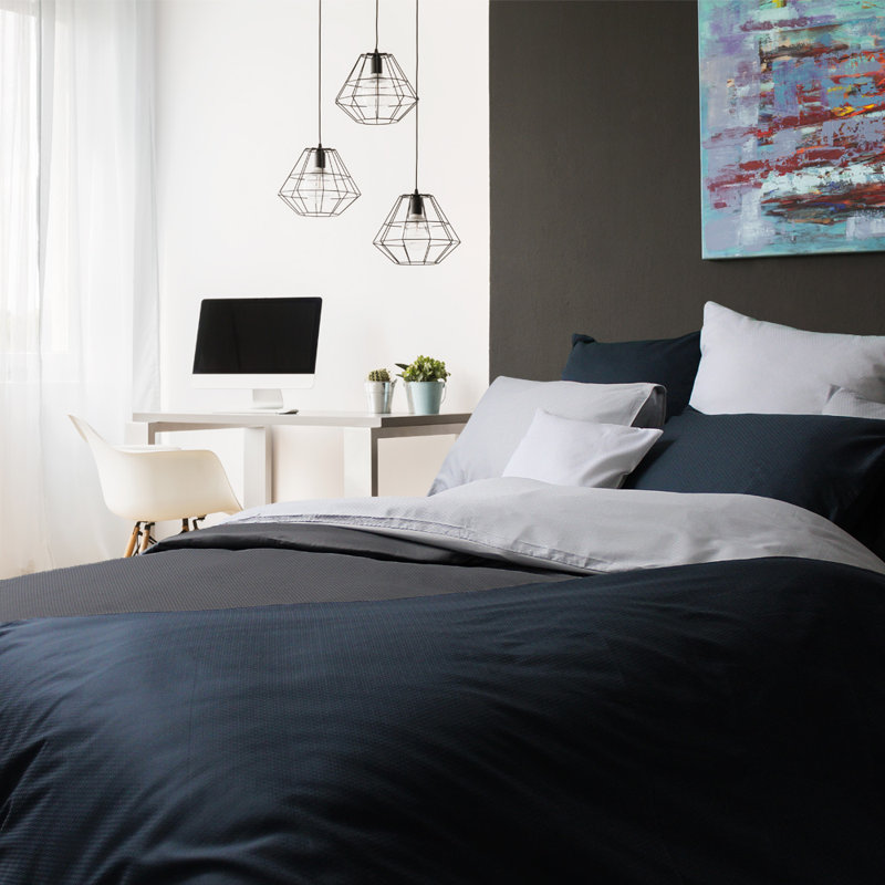 Jaehne Duvet Cover, Blue, 200 x 200 cm