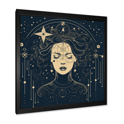 Astrologique Stargazer III sur toile
