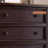 Black Walnut Color Solid Wood Accent Cabinet