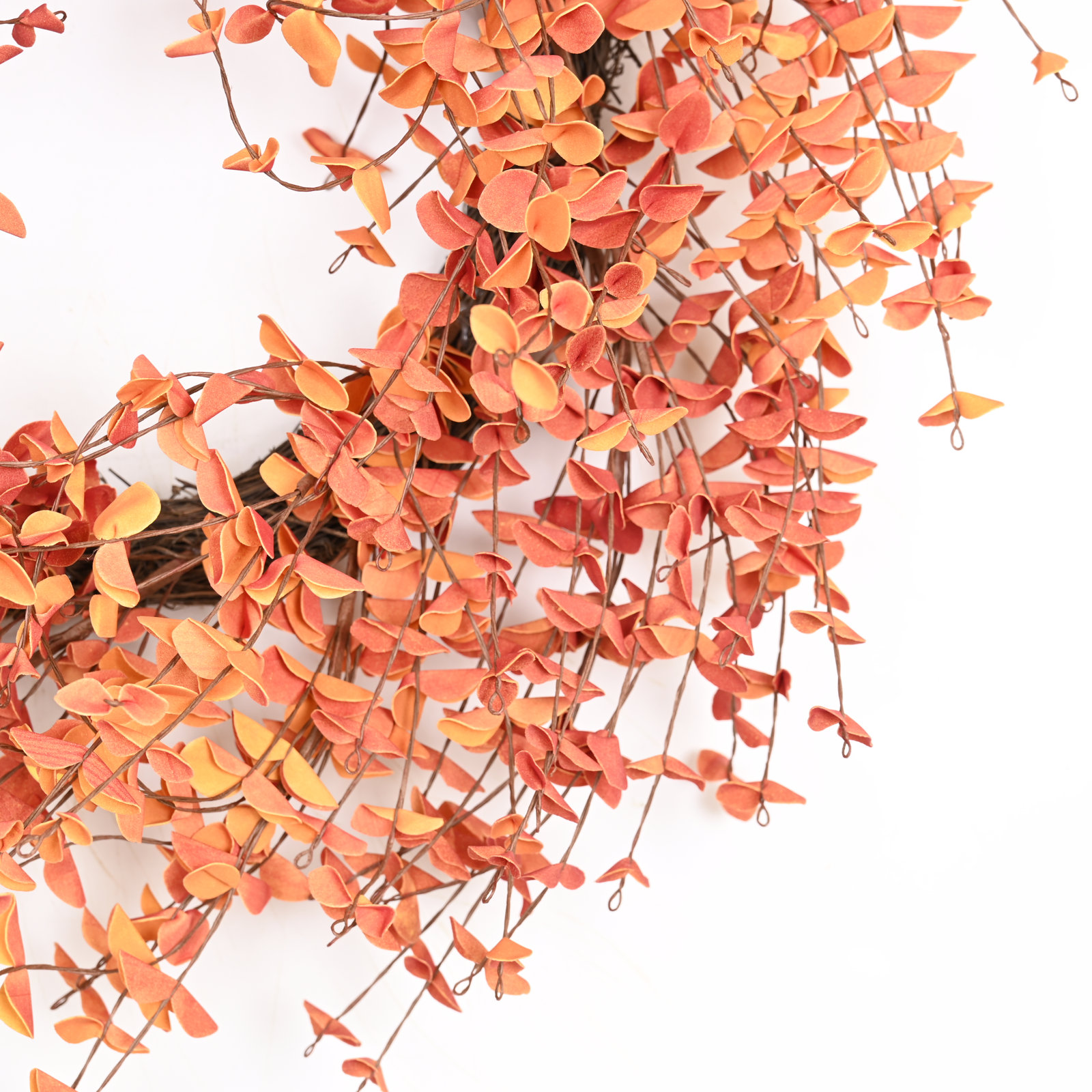 24" Handcrafted Eucalyptus Thanksgiving Wreath