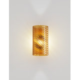 Armonia Wall Lamp 14 Fume' Rombi Matt Black Nickel E12 Ul
