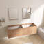 Base de meuble-lavabo double 60 po Lavenia