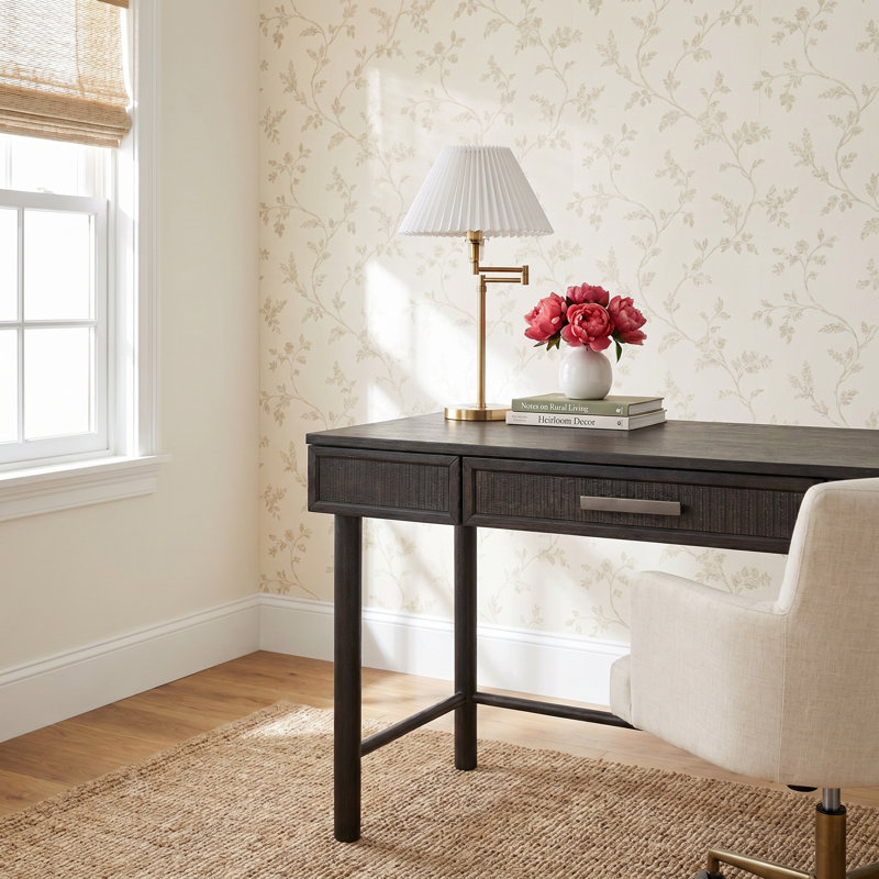 Tura Solid Wood Writing Desk