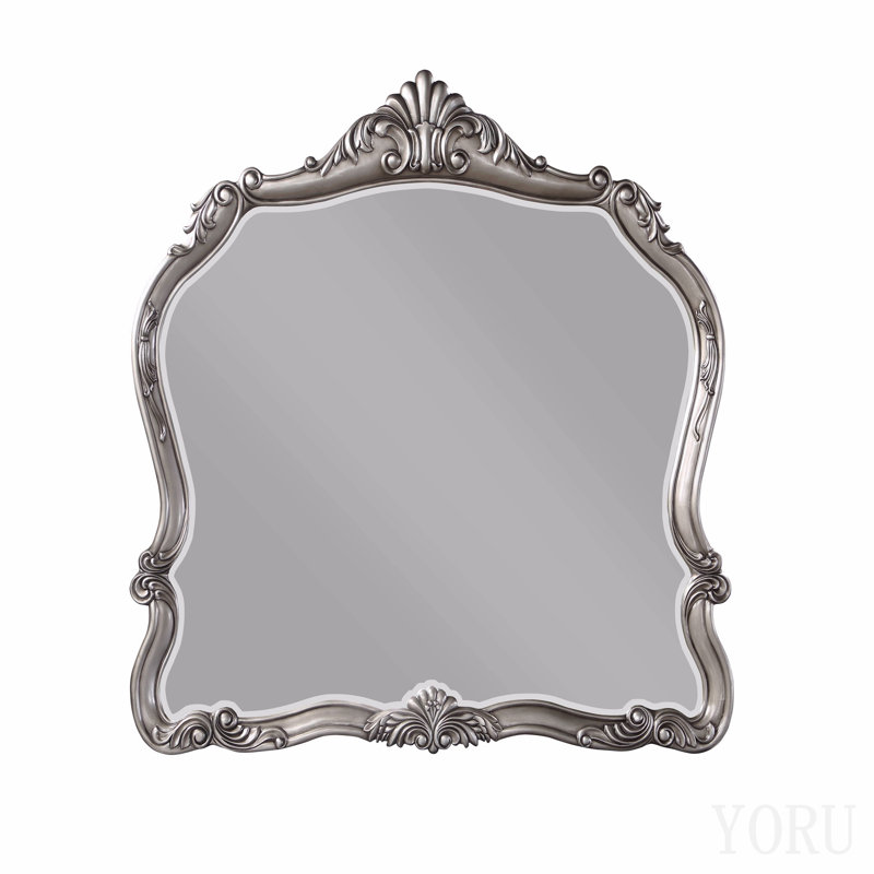 Antique Platinum Finish Mirror