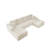 Modular Sectional Sofa Seat,Upholstered Compressed Couch,No Assembly Required,4 Pc Free Combination-2053669854-2053669826-2053669853