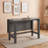 Modern Extendable Drop Leaf Dining Table for 4 with Space-Saving-516264263